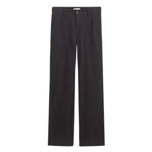 Madewell Petite Low-Slung Baggy Utility Pants Black Size 25P NWT